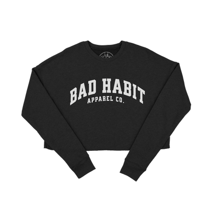 Bad Habit 'Dumbbell' Women's Crop Top