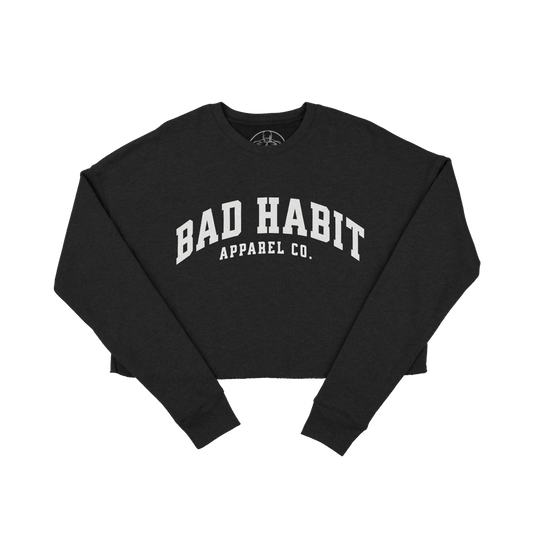 Bad Habit 'Dumbbell' Women's Crop Top