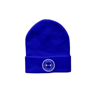 'Dumbbell' Patch Beanie